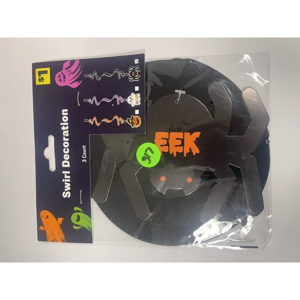Halloween party supplies Plates, Cups, Napkins And decorations Party Of 8 #317
